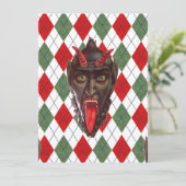 Cartes Pour Fêtes Annuelles krampus de Noël (Debout devant)