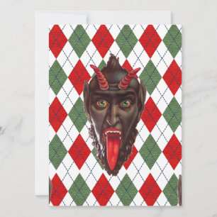 Cartes Pour Fêtes Annuelles krampus de Noël