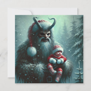 Cartes Pour Fêtes Annuelles Krampus de Noël