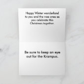 Cartes Pour Fêtes Annuelles Krampus est pour tout le monde ! (Intérieur)