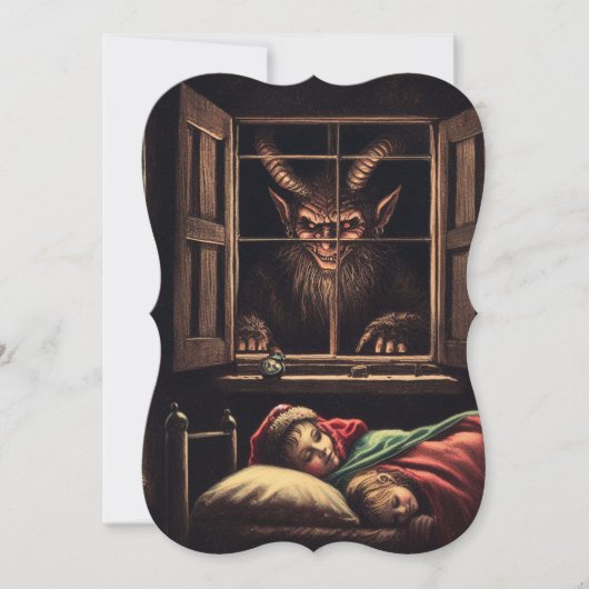 Cartes Pour Fêtes Annuelles krampus vierge (Devant)