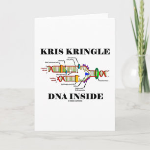 Cartes Pour Fêtes Annuelles Kris Kringle DNA Inside
