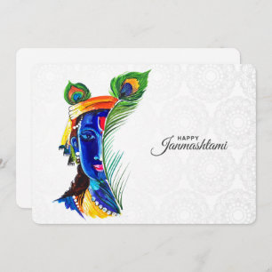 Cartes Pour Fêtes Annuelles Krishna Janmashtami