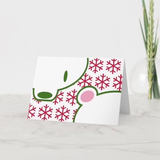 Cartes Pour Fêtes Annuelles Kuma-chan Holiday (Devant)