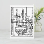 Cartes Pour Fêtes Annuelles Kwanzaa (Debout devant)