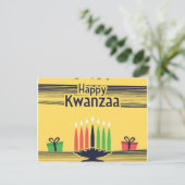 Cartes Pour Fêtes Annuelles Kwanzaa (Debout devant)