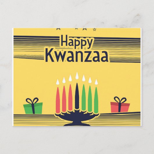 Cartes Pour Fêtes Annuelles Kwanzaa (Devant)