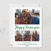 Cartes Pour Fêtes Annuelles Kwanzaa 4 Photo (Devant)