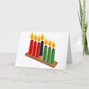 Cartes Pour Fêtes Annuelles kwanzaa africain