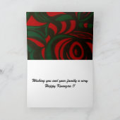 Cartes Pour Fêtes Annuelles Kwanzaa heureux (Intérieur)