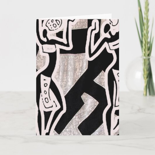 Cartes Pour Fêtes Annuelles Kwanzaa heureux ! (Devant)