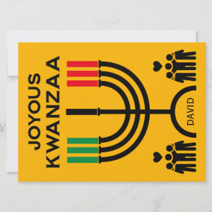 Cartes Pour Fêtes Annuelles Kwanzaa joyeux
