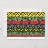 Cartes Pour Fêtes Annuelles Kwanzaa Photo (Dos)