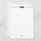 Cartes Pour Fêtes Annuelles Kwanzaa - Ujima (Dos)