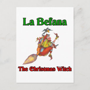 Cartes Pour Fêtes Annuelles La Befana La Sorcière De Noël..