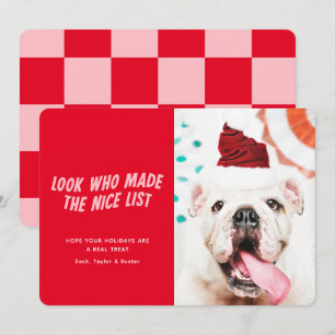 Cartes Pour Fêtes Annuelles La belle liste   Photo de Noël de chien animal de 