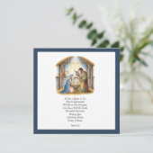 Cartes Pour Fêtes Annuelles La Bible Gloire Religieuse À Dieu Noël chrétien (Debout devant)