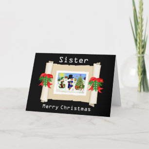 Cartes Pour Fêtes Annuelles La collection de bonhomme de neige de Noël