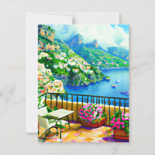 Cartes Pour Fêtes Annuelles La côte amalfitaine est l'une des plus belles