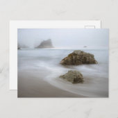 Cartes Pour Fêtes Annuelles La côte de l'Oregon (Devant / Derrière)