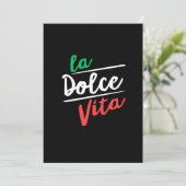 Cartes Pour Fêtes Annuelles La Dolce Vita (Debout devant)