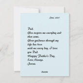 Cartes Pour Fêtes Annuelles La famille Giraffe - (Dos)