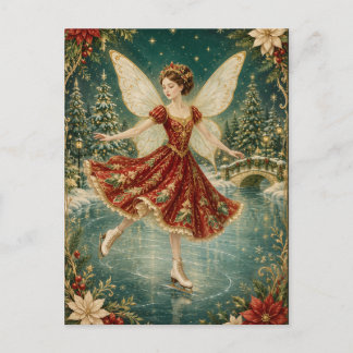 Cartes Pour Fêtes Annuelles La Fée de Glace de Noël