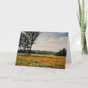 Cartes Pour Fêtes Annuelles La ferme Hay Bales au soleil