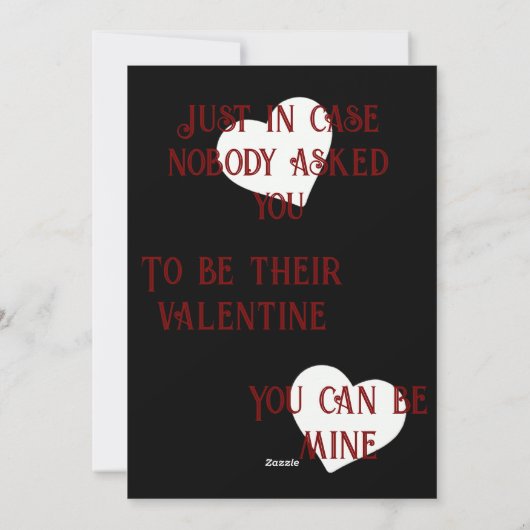 Cartes Pour Fêtes Annuelles La fête de la Saint-Valentin pour tous (Dos)