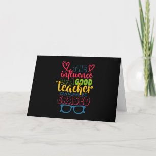 Cartes Pour Fêtes Annuelles La fête des enseignants L'influence d'un bon ensei