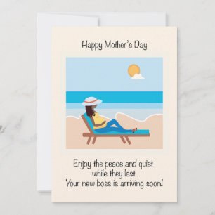 Cartes Pour Fêtes Annuelles La fête des futures mamans - Femme noire