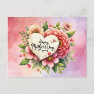 Cartes Pour Fêtes Annuelles La fête des mères avec des fleurs