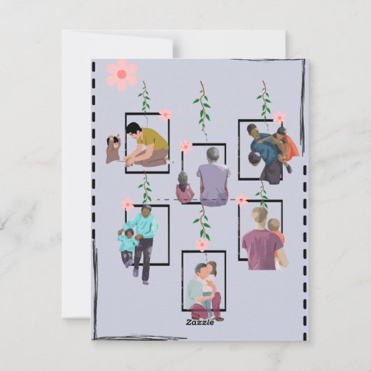 Cartes Pour Fêtes Annuelles la fête des pères (Dos)