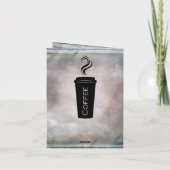 Cartes Pour Fêtes Annuelles La Fête des Pères Café & Écriture Rustique Toscan  (Dos)