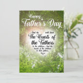 Cartes Pour Fêtes Annuelles La Fête des Pères Religieuse Chrétienne Malachie 4 (Debout devant)