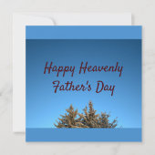 Cartes Pour Fêtes Annuelles La Fête du Père céleste (Devant)