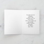 Cartes Pour Fêtes Annuelles La générosité de Kwanzaa (Intérieur)