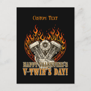 Cartes Pour Fêtes Annuelles La journée des V-Twin pour les amateurs de chopper