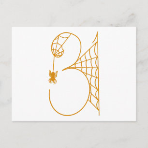 Cartes Pour Fêtes Annuelles La journée d'Halloween 31 Toiles d'araignées