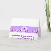 CARTES POUR FÊTES ANNUELLES LA LÉGENDE DU SUCRE DE CANNE… (Dos)