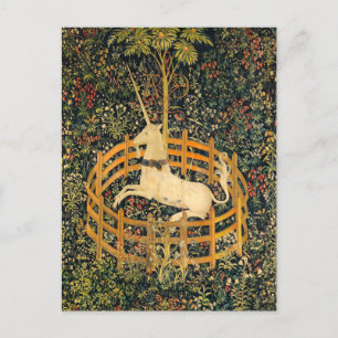 Cartes Pour Fêtes Annuelles La licorne en captivité