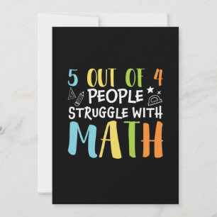 Cartes Pour Fêtes Annuelles La lutte des professeurs de mathématiques avec les