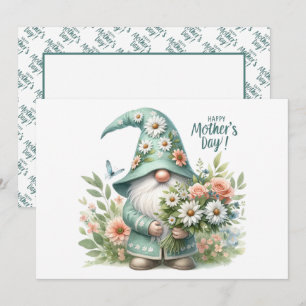 Cartes Pour Fêtes Annuelles La magie de la fête des mères : Délice de gnome fa