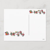 Cartes Pour Fêtes Annuelles La magie de Noël de Hérisson (Dos)