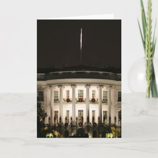 Cartes Pour Fêtes Annuelles La Maison Blanche célèbre Noël (Devant)