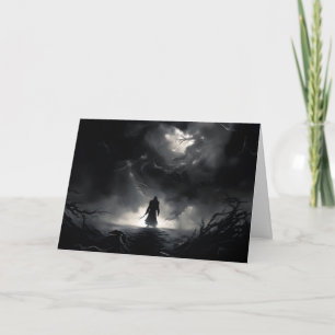 Cartes Pour Fêtes Annuelles La Marcheuse de tempête Halloween