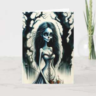 Cartes Pour Fêtes Annuelles La mariée hantée Halloween