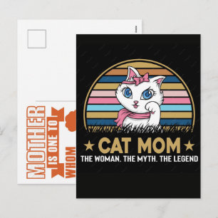 Cartes Pour Fêtes Annuelles La mère de chat ultime de l'été 2026