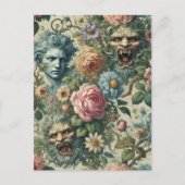 Cartes Pour Fêtes Annuelles La Muse de Cerulean - victorienne gothique (Devant)