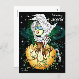 Cartes Pour Fêtes Annuelles La naissance de la Terre mère